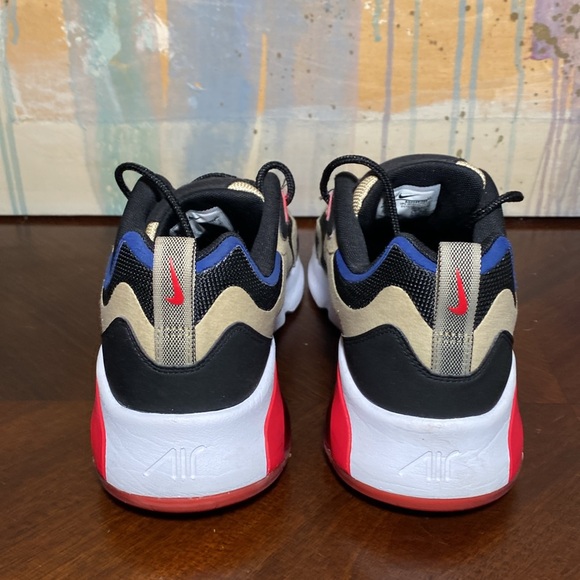 air max 200 team gold university red black